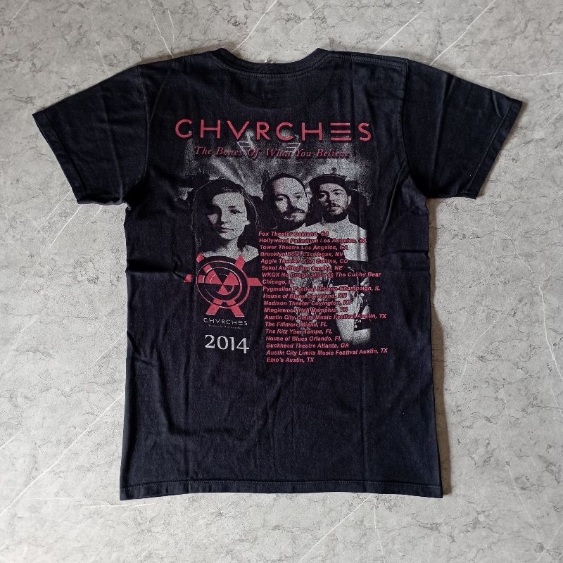 Kaos Band Vtg Chvrches 2014, foto 3