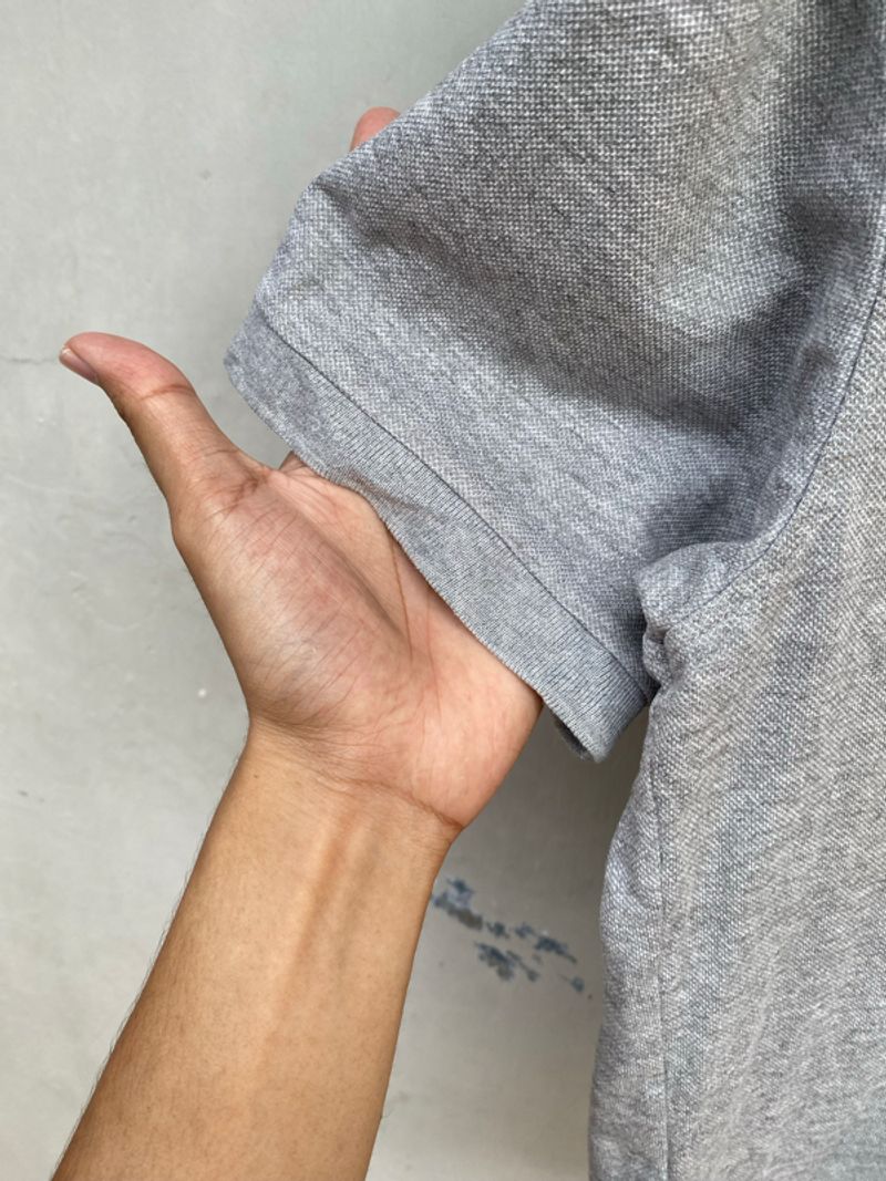 Polo Shirt Uniqlo Grey Basic, foto 5