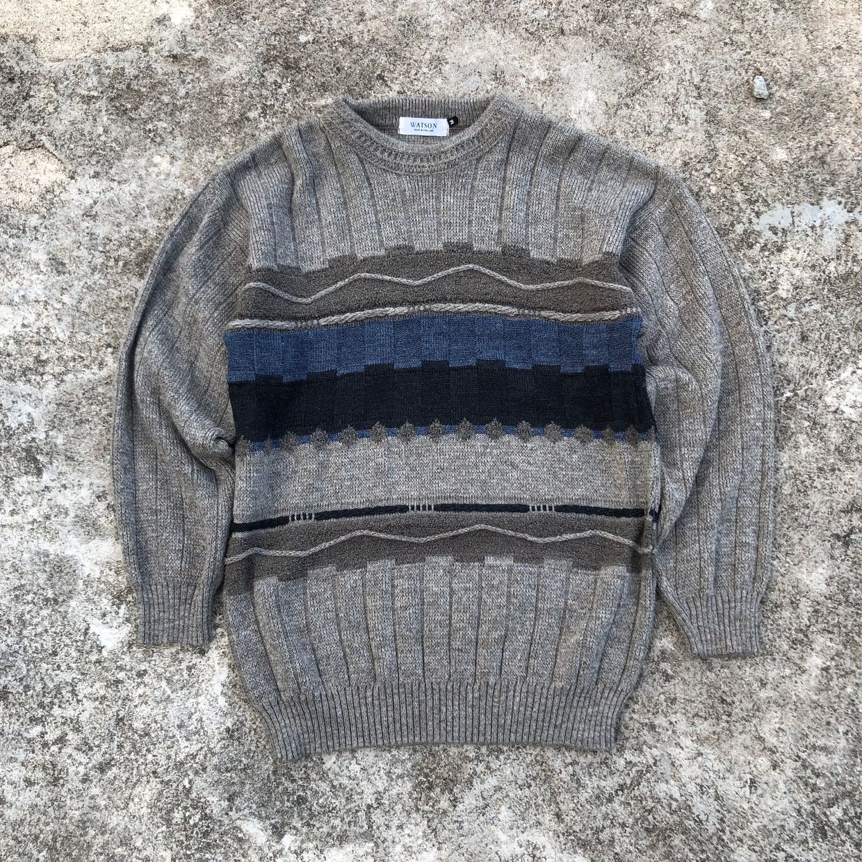 Vintage Casual Sweatshirt Pria gray