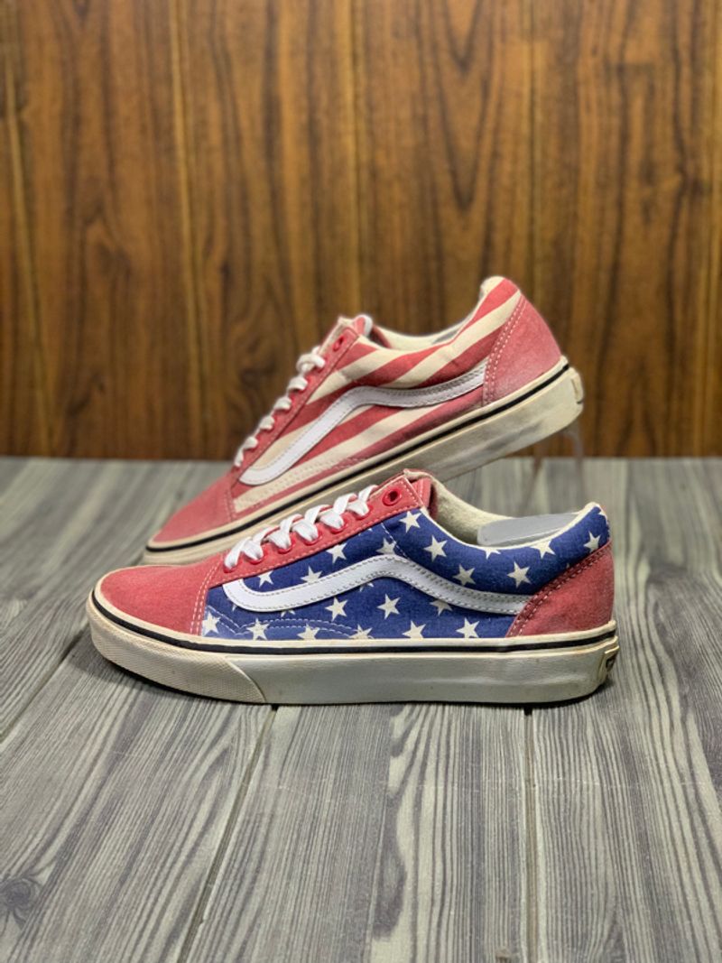 Sepatu Vans Van Doren Old School US Flag, foto 2