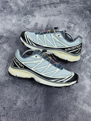 SALOMON XT6 GORTEX BLUE ICE BLACK MOUNTAIN SHOES