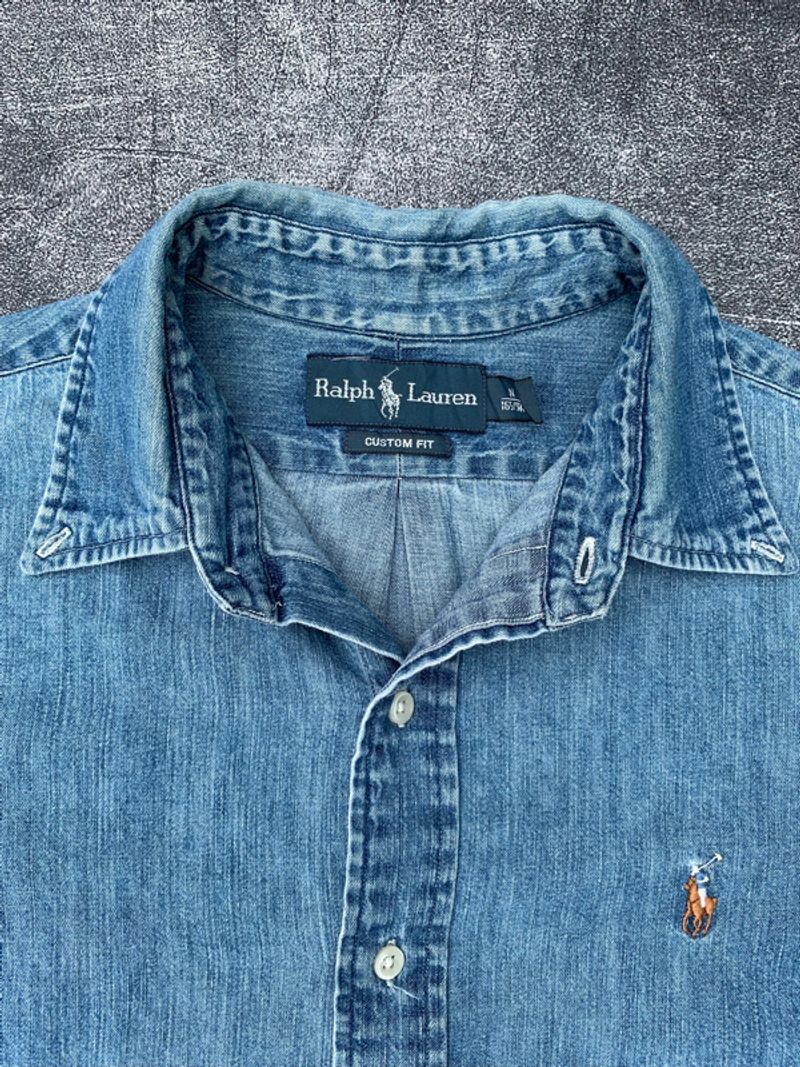 Kemeja Denim Ralph Lauren, foto 3