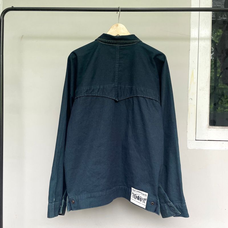 00’s Levis N3BP Jacket Vintage Navy Zip Up, foto 3