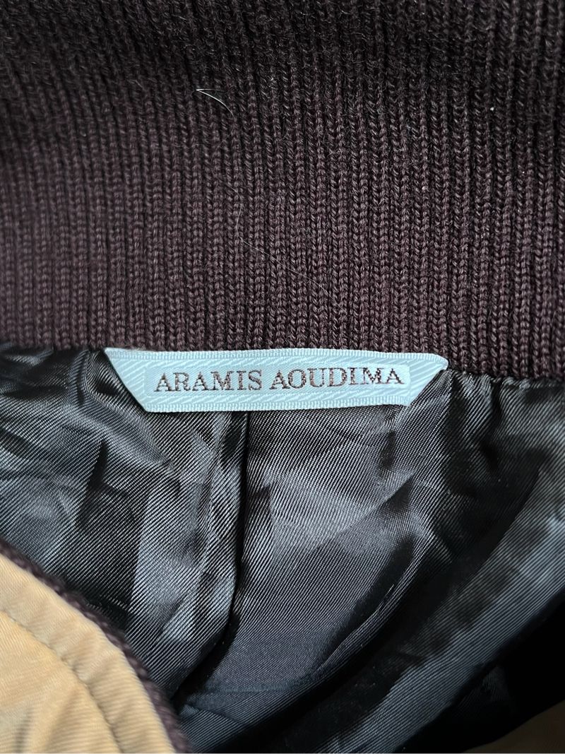 ARAMIS AOUDIMA Brown Coat Jacket, foto 6
