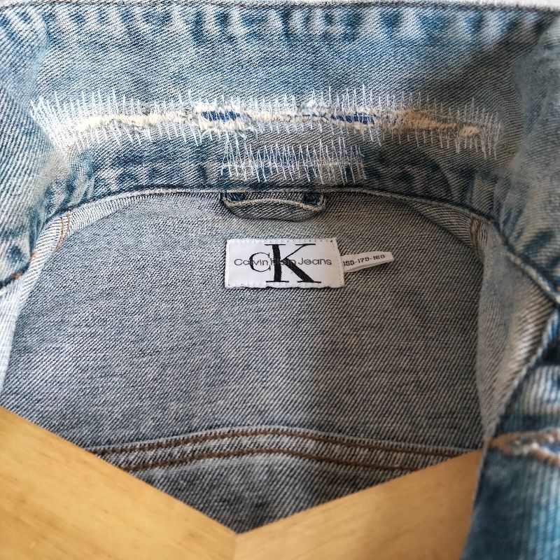 Vintage Distressed Calvin Klein denim jacket, foto 10
