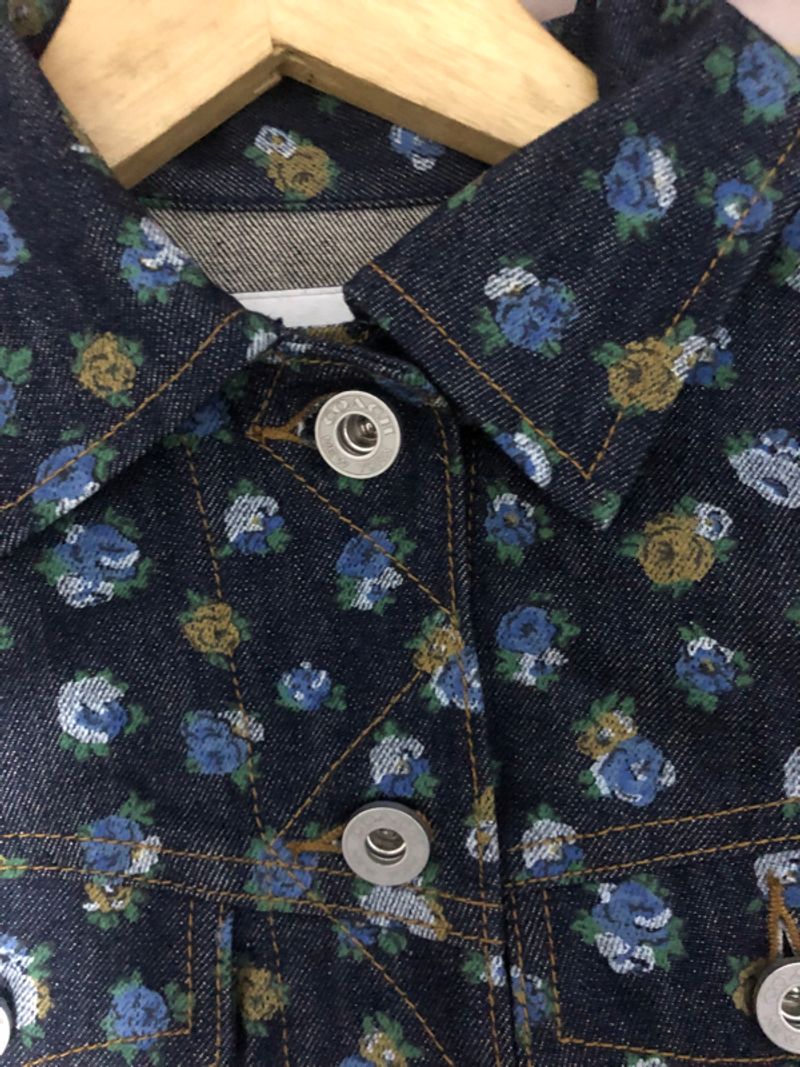 Coach Floral Denim Jacket Luxury, foto 6