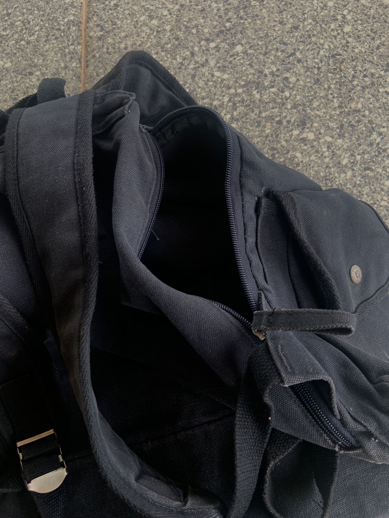 Vintage Grunge Bag Pria black, foto 5