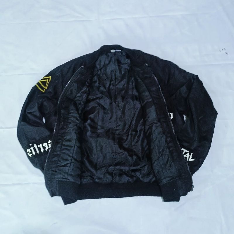 H&M full patch Skull L.A N.Y bomber jacket, foto 2