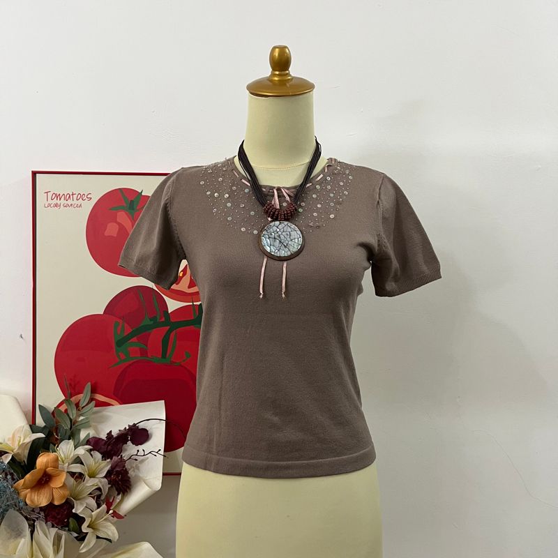 beaded knit top, foto 5
