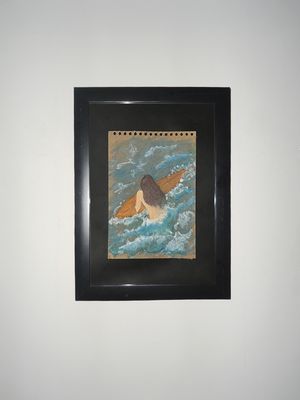 Artwork “Woman and Her Surfboard”