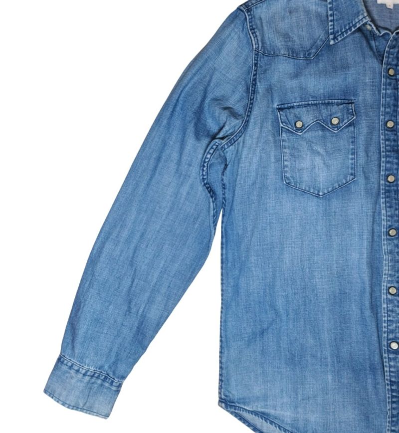 Levi's Western Denim Shirt Snap Button, foto 3