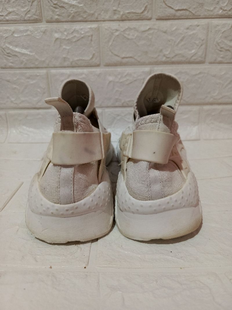 Nike Huarache slip on triple white, foto 3