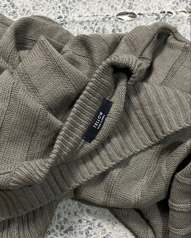 Yellow Boxy Oversize Knitwear, foto 5