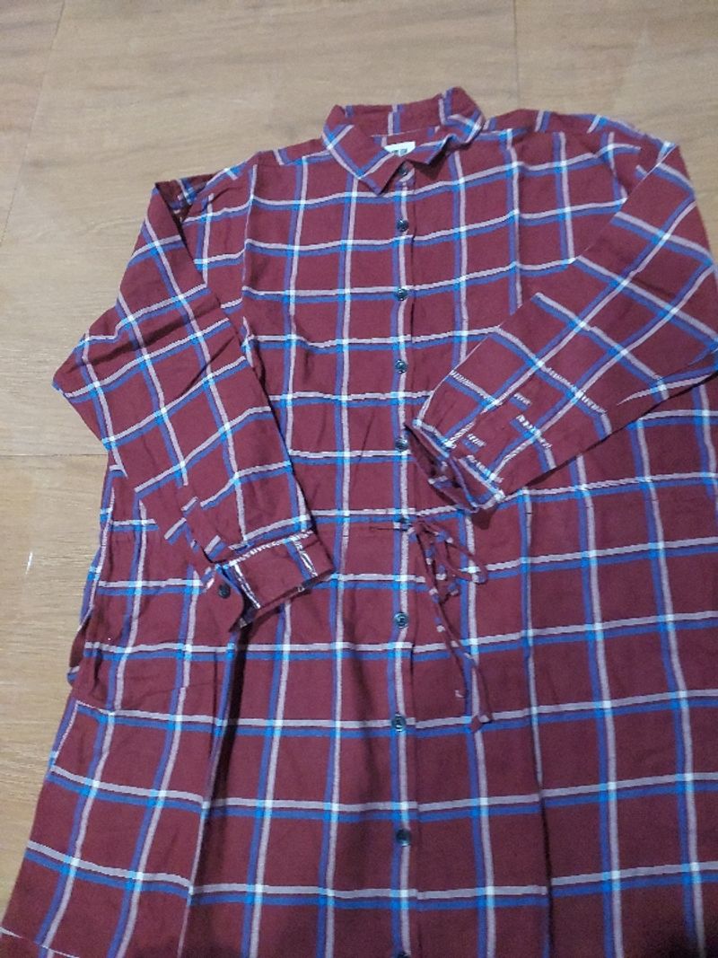 Dress kotak bumil busui, foto 5