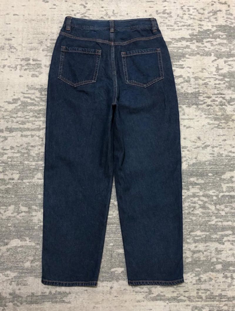 GU uniqlo wide blue denim, foto 7