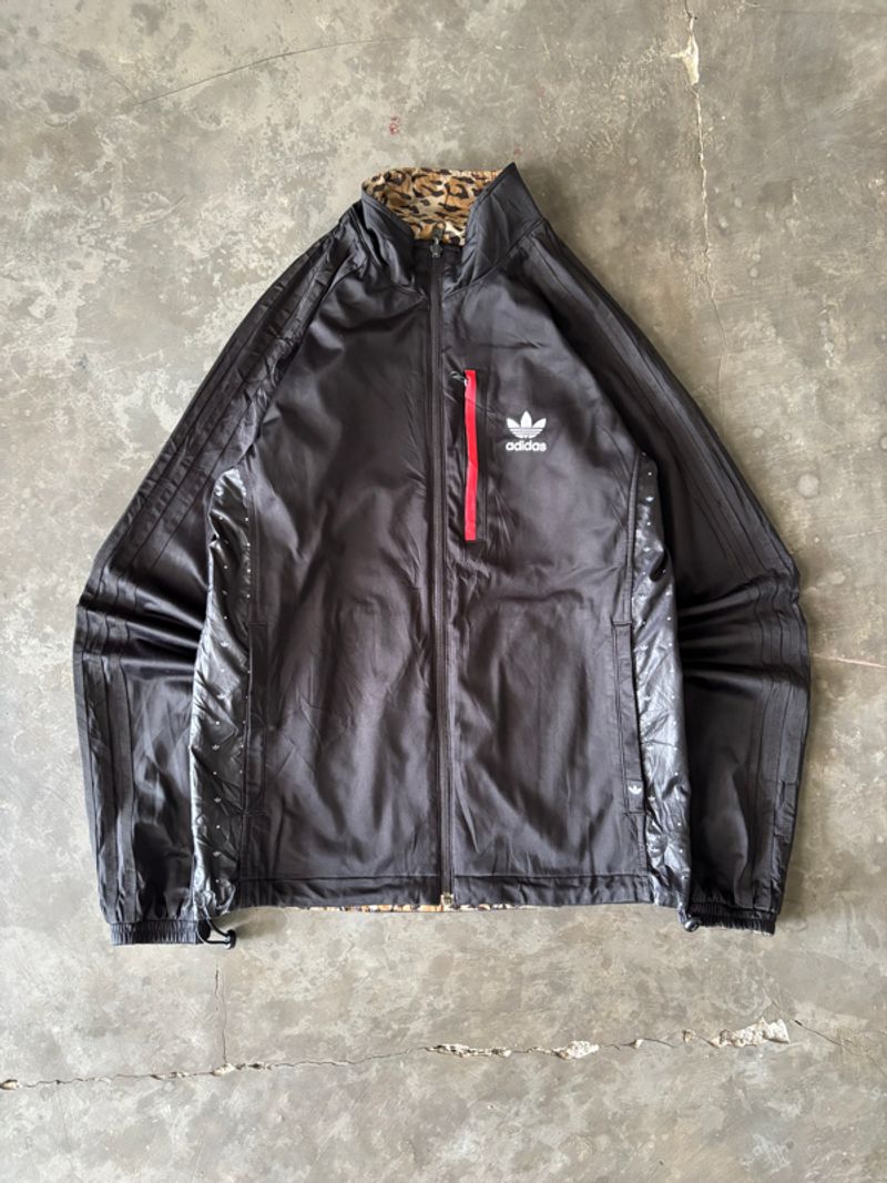 Windbreaker Reversible Jacket Adidas Leopard, foto 2