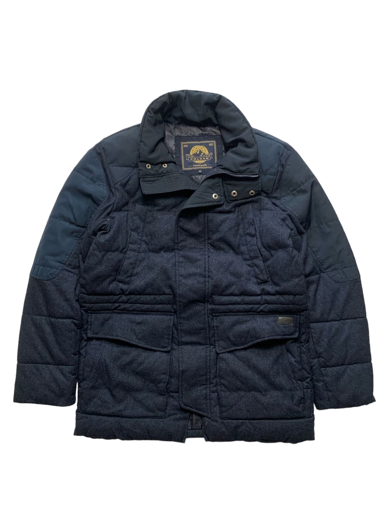 Polham Streetwear Sportswear Puffer jacket Pria black