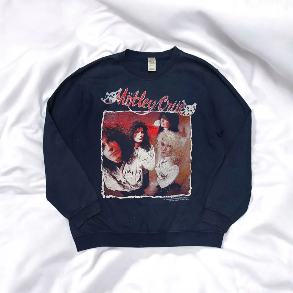 Gildan Vintage Grunge Sweater Pria black