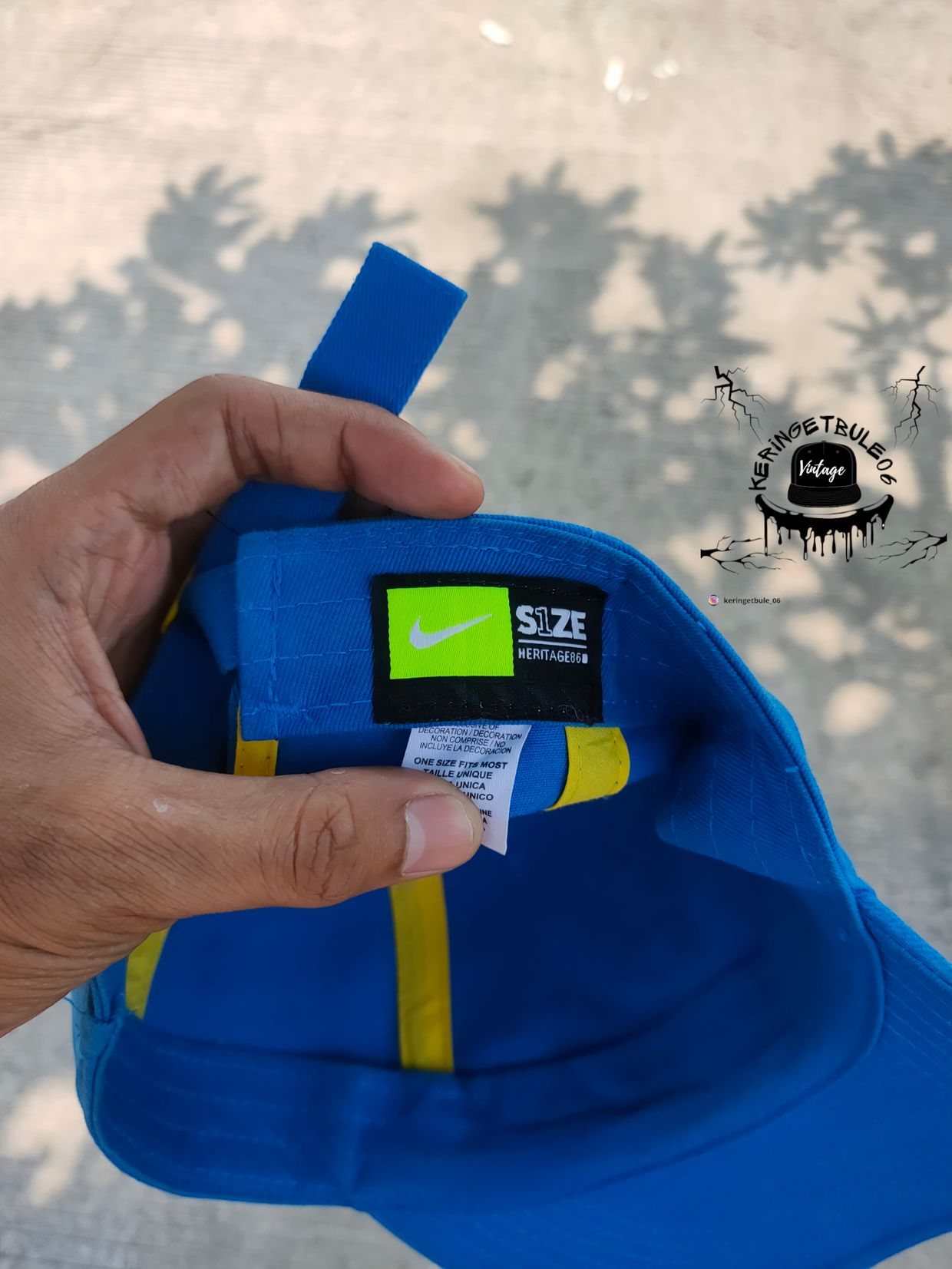 Nike Casual Hat Wanita blue, foto 5