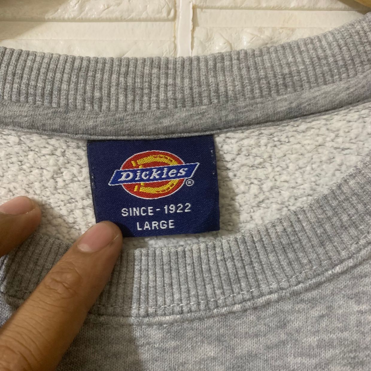 Dickies Casual Sweater Pria gray, foto 4