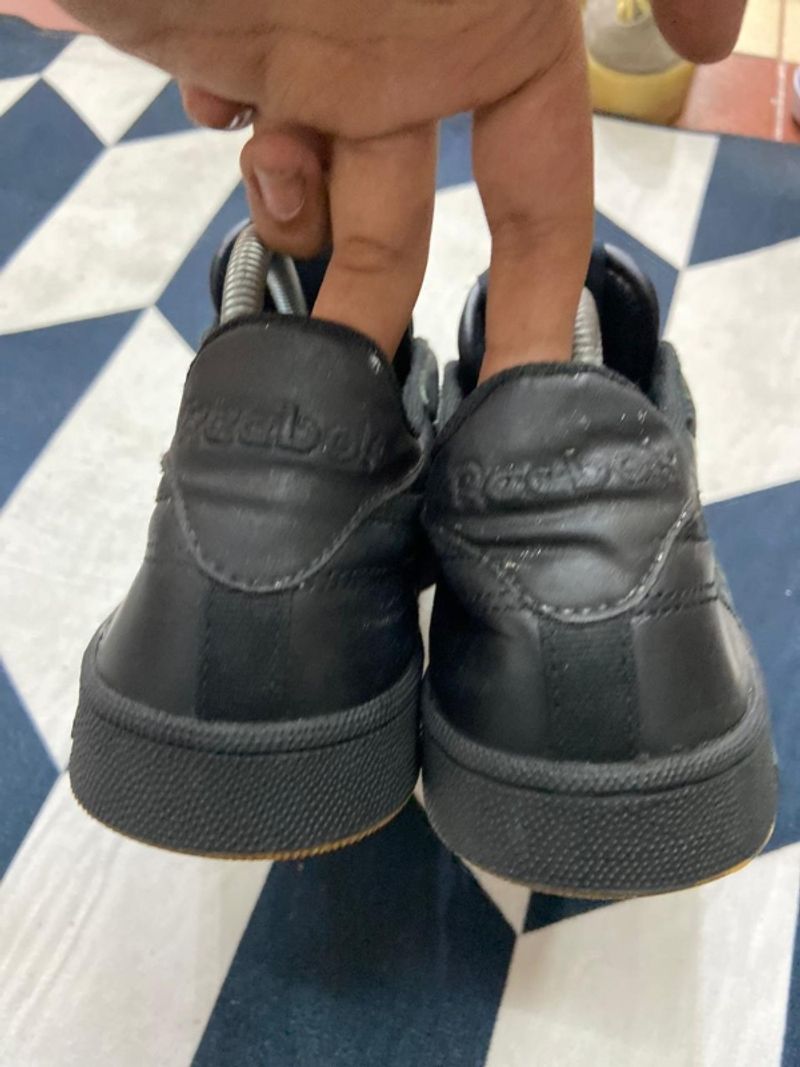 Reebok club c leather allblack, foto 4
