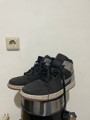 Nike Air Jordan Streetwear Y2K Sneakers Pria black gray