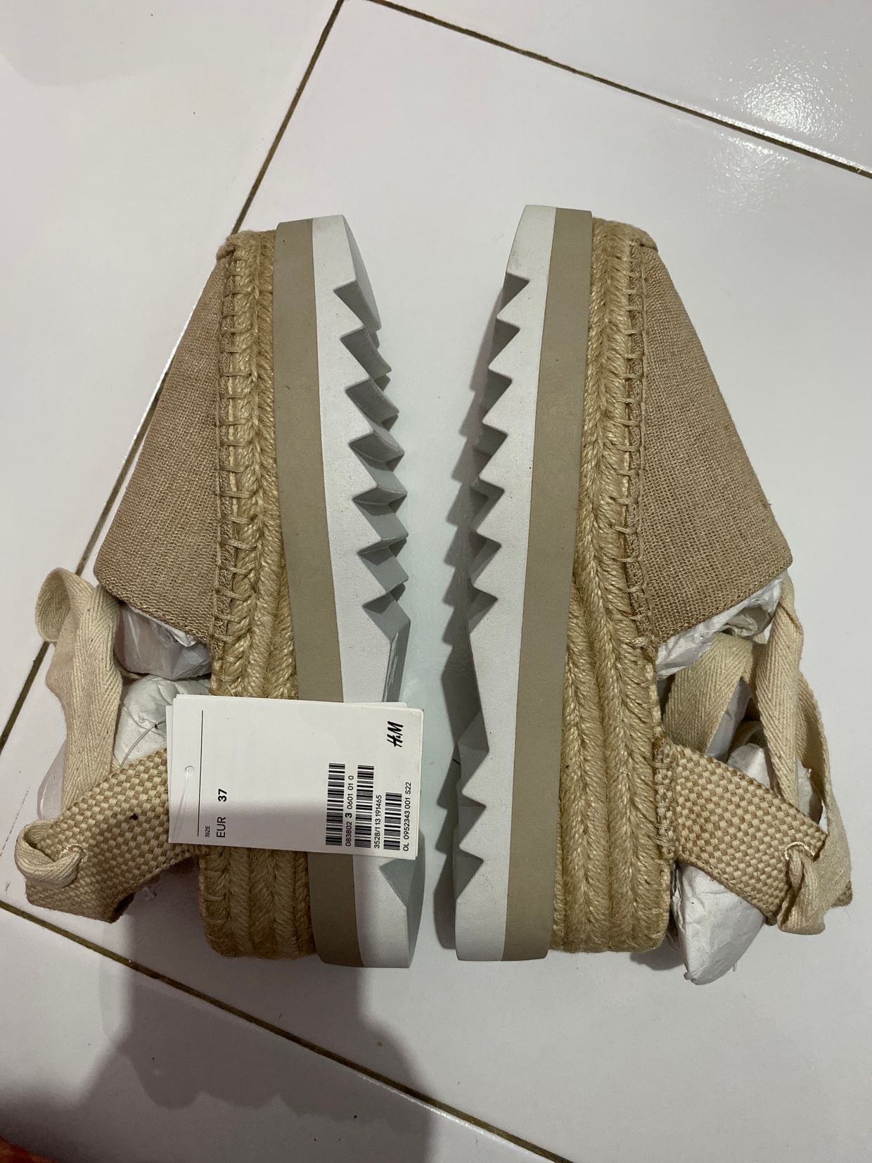 H&M Wedge Wanita khaki, foto 5