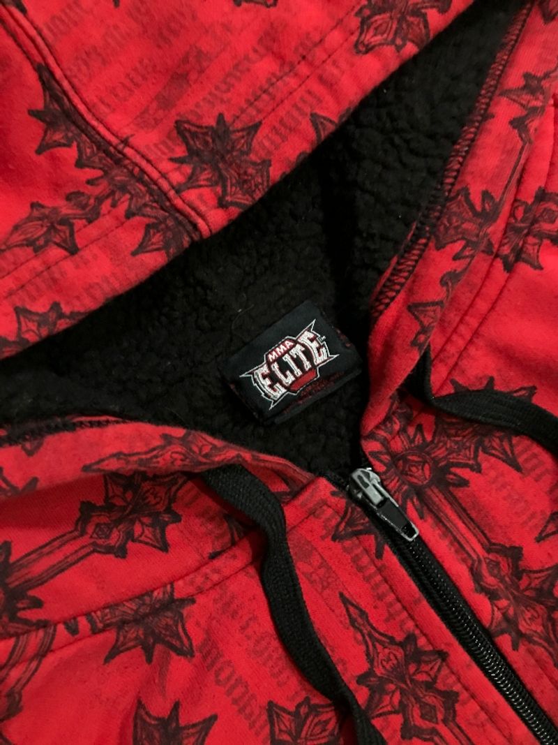 MMA ELITE AOP CROSS ZIPHOODIE, foto 4