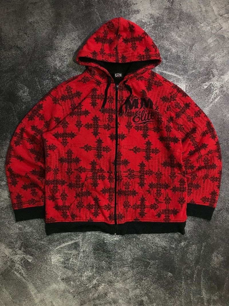 MMA ELITE AOP CROSS ZIPHOODIE, foto 2