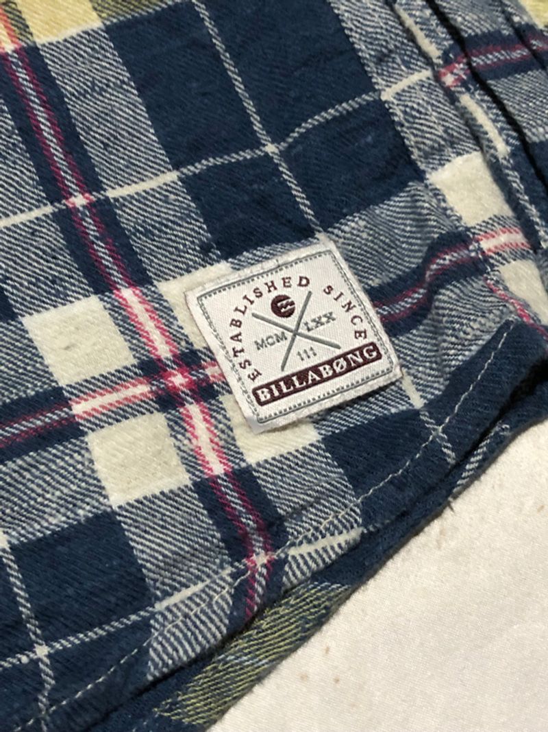 KEMEJA FLANEL BILLABONG VTG SECOND ORIGINAL, foto 4