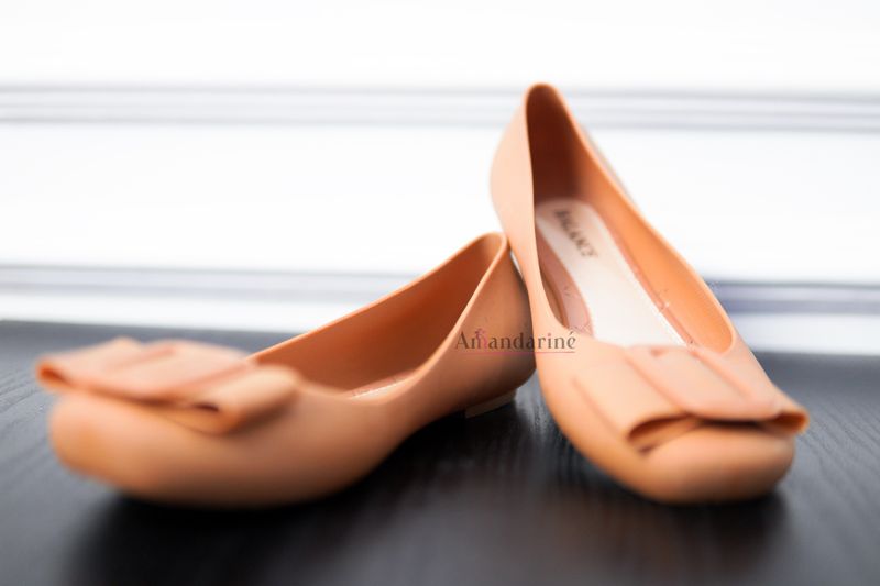 🩰 Sepatu Flat Karet/Jelly Nude/Cream 🩰, foto 2
