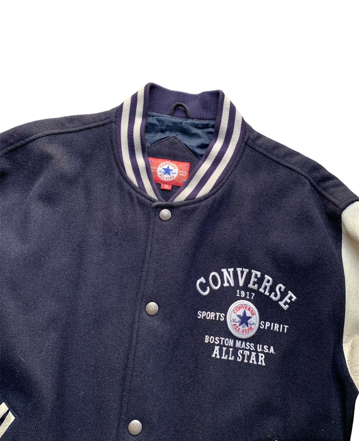 Converse Vintage Y2K Bomber jacket Pria navy, foto 4