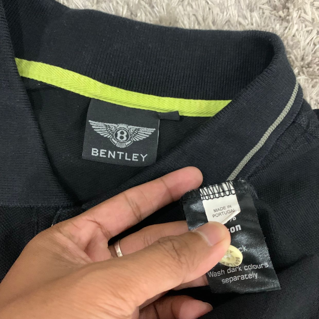 Luxury Polo shirt Pria black, foto 4