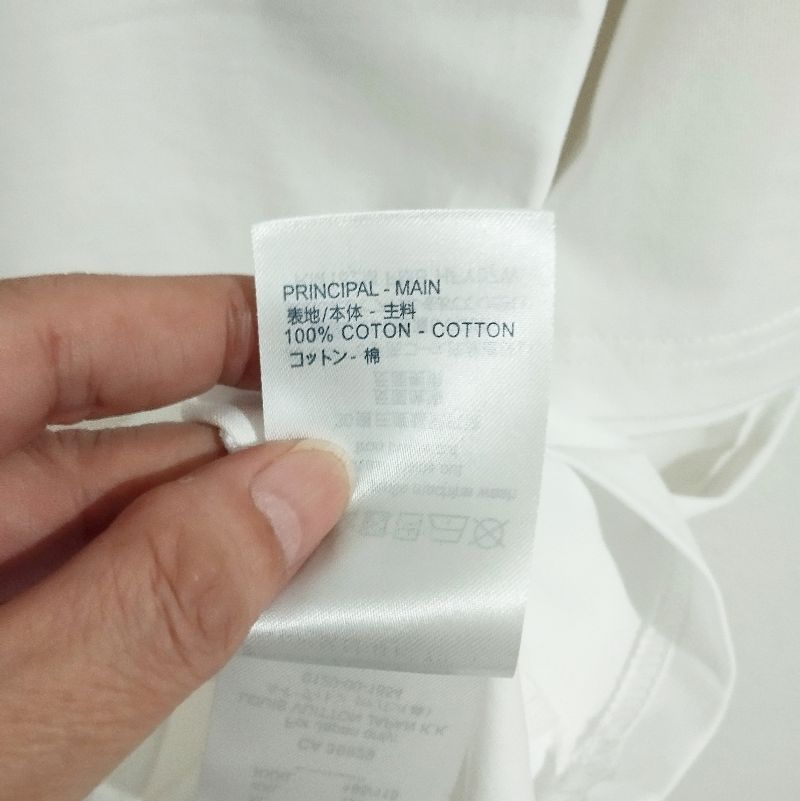 LV OVERSIZED TEE LEATHER LOGO BNWT, foto 8