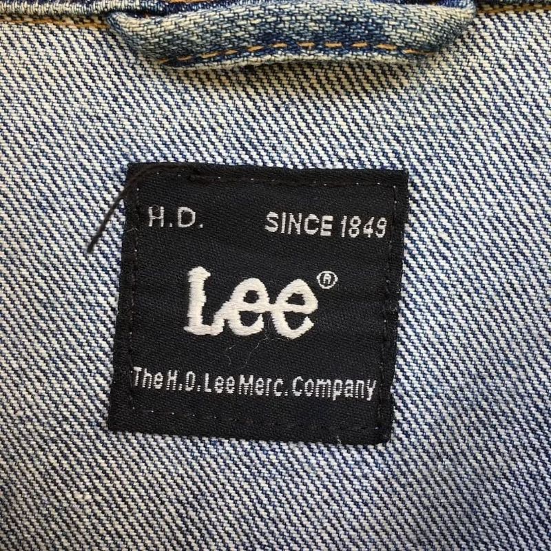 Trucker Lee jeans raw denim, foto 4