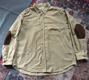 Kemeja brown cream long