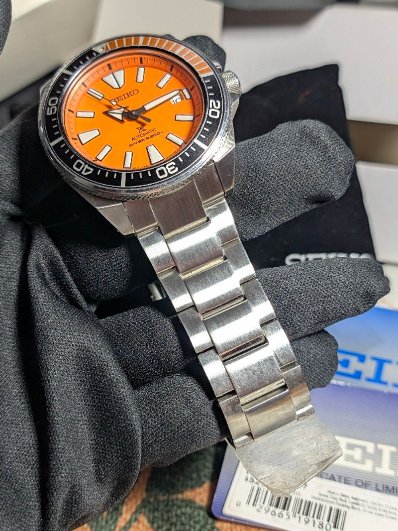 Seiko Samurai Orange SRPC07 Automatic, foto 5