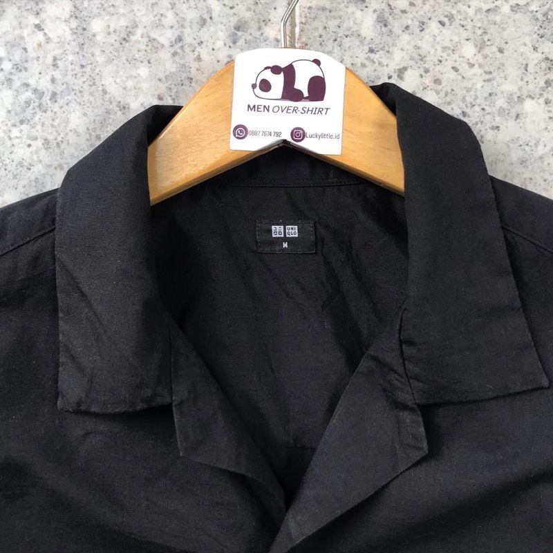 Kemeja Open Collar Uniqlo, foto 3