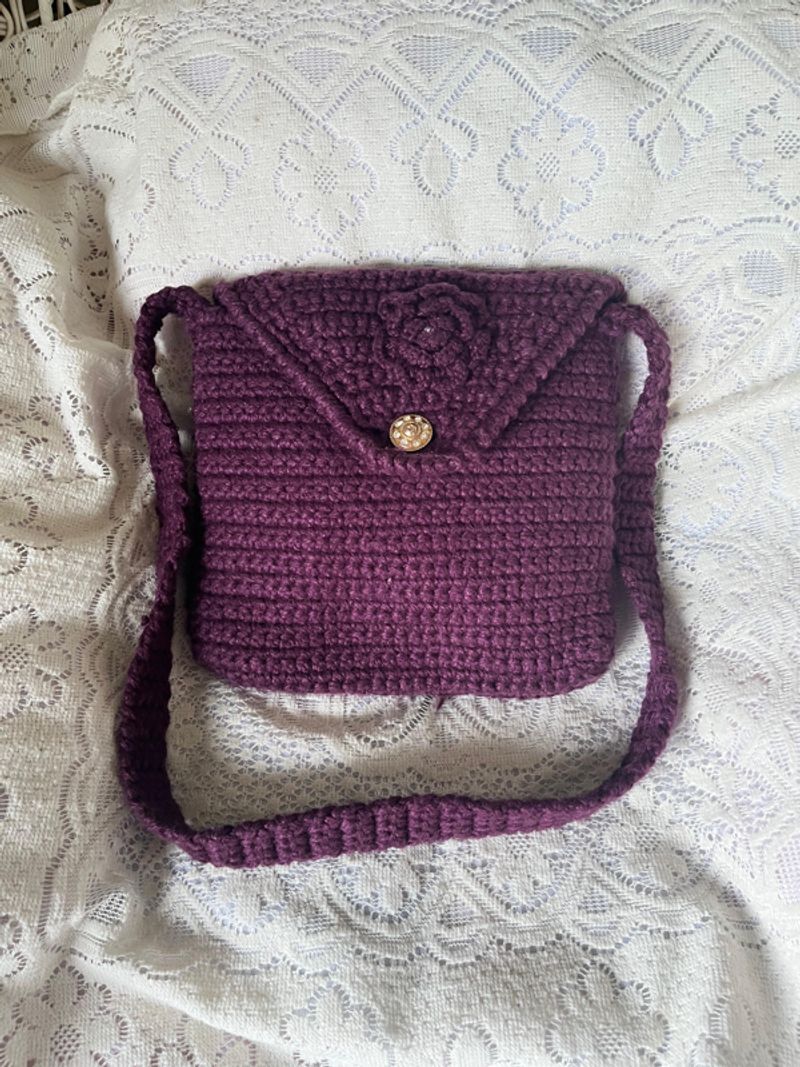 tas rajut crochet shoulder bag, foto 2