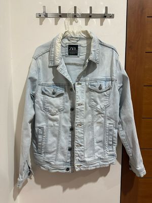 Zara Men Washed Denim Jacket