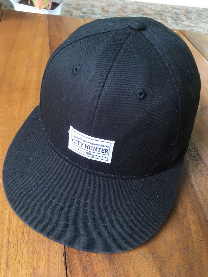 City Hunter snapback full black, foto 2