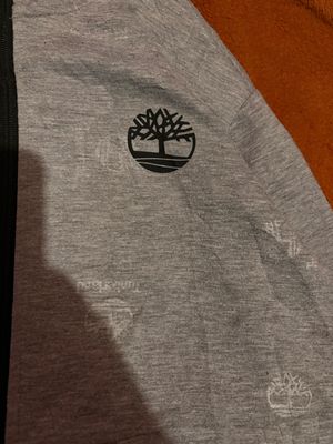 Timberland Hooded Zip-up Hoodie Training Jacket Logo Pattern