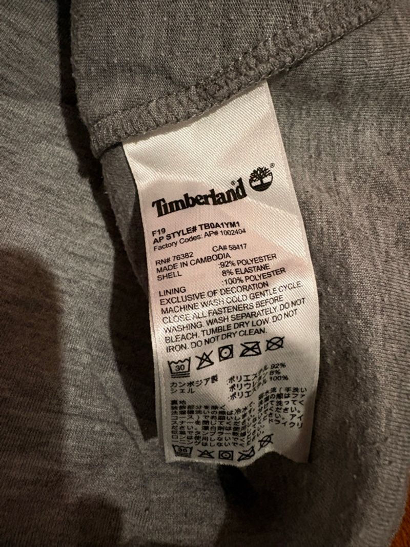Timberland Hooded Zip-up Hoodie Training Jacket Logo Pattern, foto 7