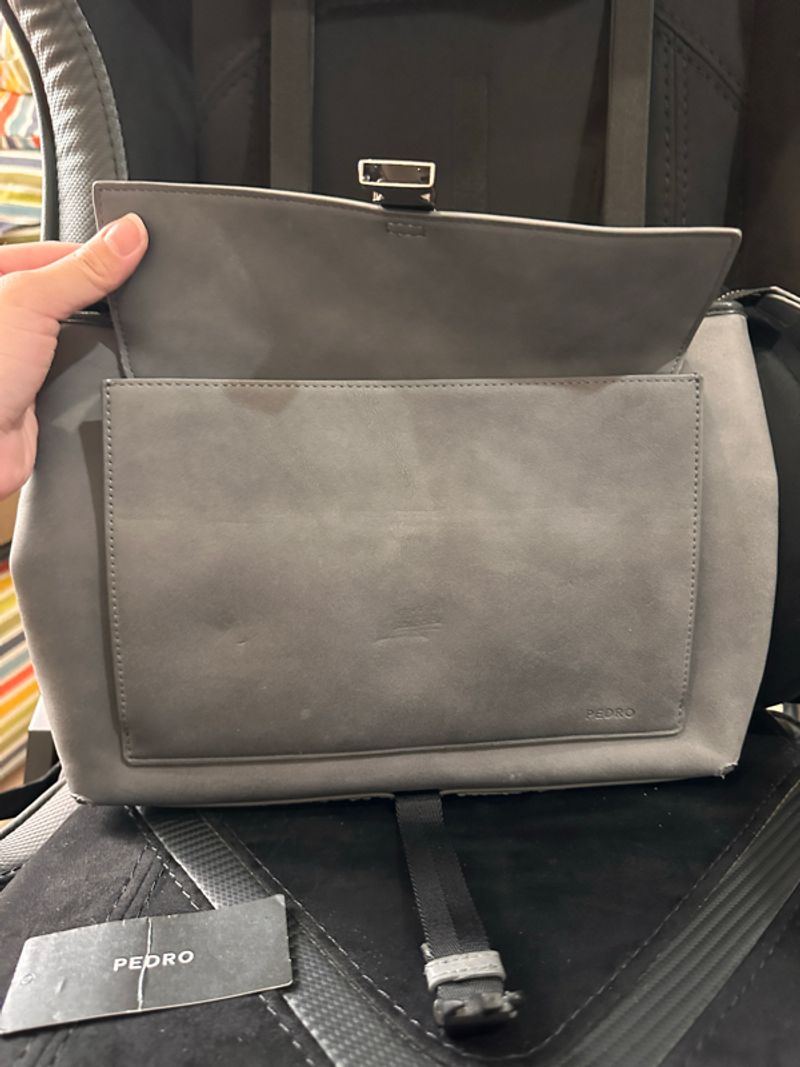 Pedro Monochrome Clutch- Dark Grey, foto 8