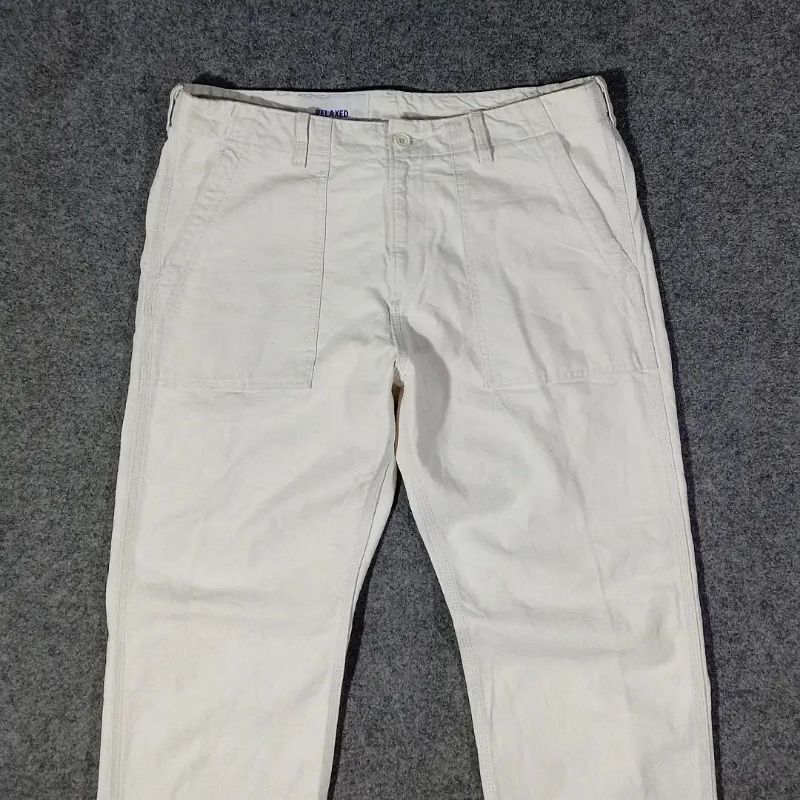HNM RELAXED CREAM FATIGUE DENIM, foto 3