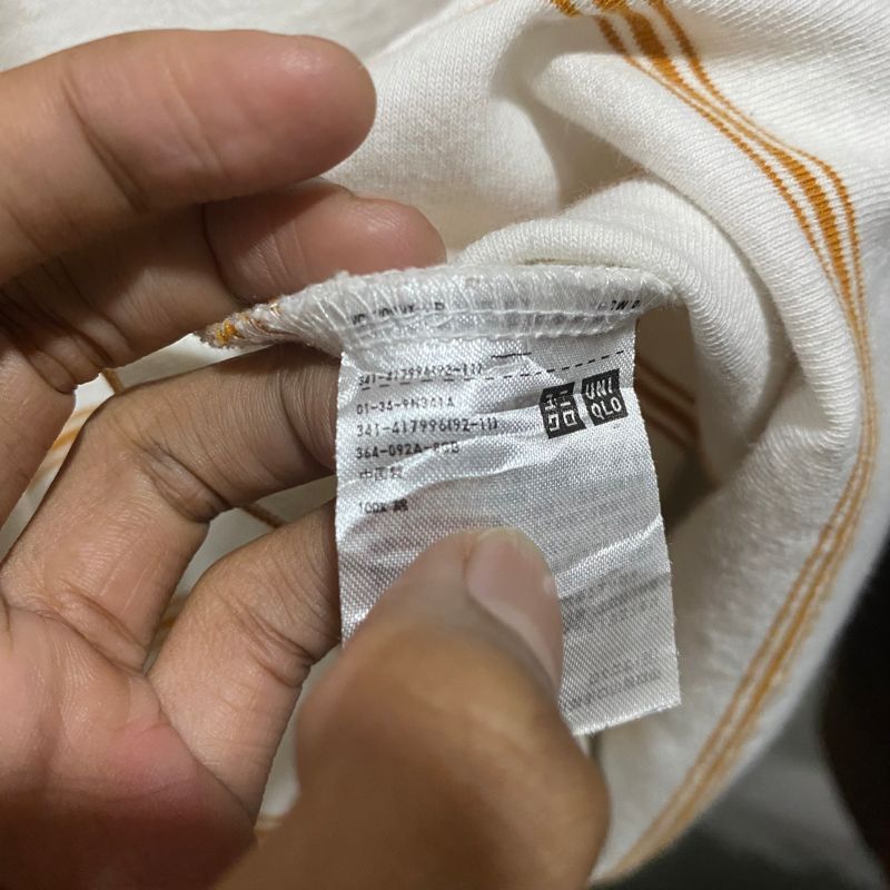 UNIQLO U OVERSIZE STRIPE POCKET TEE, foto 6