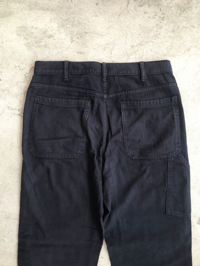 Jeans uniqlo carpenter double knee darknavy, foto 3