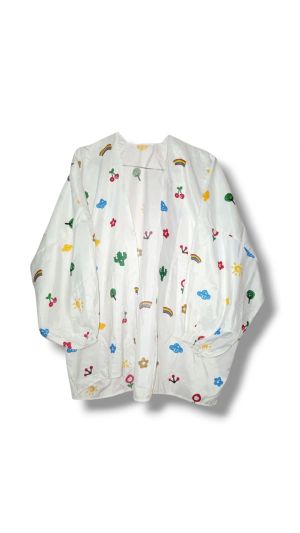 Casual Cardigan Wanita white