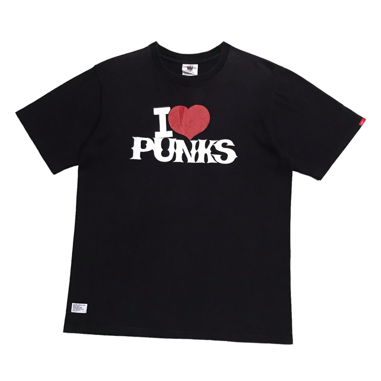 WTAPS Grunge T-shirt Pria black, foto 3