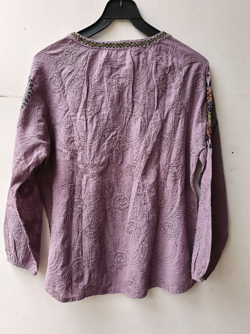 Cotton Embroidered Blouse, LD 100cm Pj.61cm, foto 2